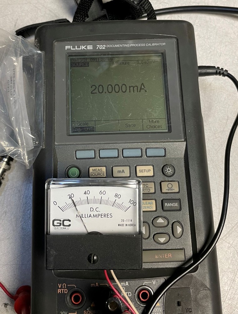 GC Model 20-1114 DC 100 mA Meter 2.25″ x 2.0″