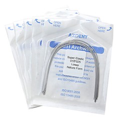 10X AZDENT Dental Orthodontic Super Elastic Niti Nature Rectangular Arch Wires