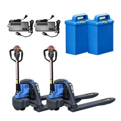 Multiple electric pallet trucks 4400 Lbs Power Pallet Truck 48″ US Free Shipping