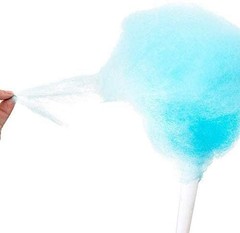 Concession Essentials Cotton Candy Cones- Pack of 100ct Cotton Candy Cones. Whit