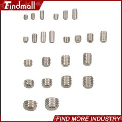 1500PCS Fully Threaded Hex Socket Set Screw Assortment Kit 304 Stainless Steel