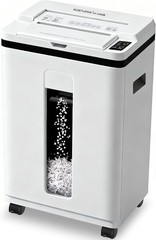 200-Sheet Auto Feed Paper Shredder P-5 Micro Cut 5.8 Gal 60 dB for Office Home