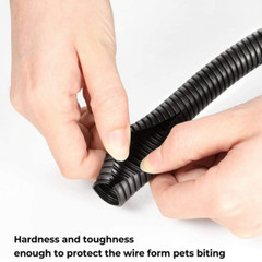 1/2″,3/4″ ,1″ Polyethylene Flexible Split Loom Tubing Harness Wrap Cable Lot