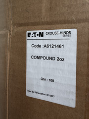 (QTY. 10) EATON Crouse-Hinds TSC1 2OZ Epoxy Sealing Sealer Compound EXP 2027