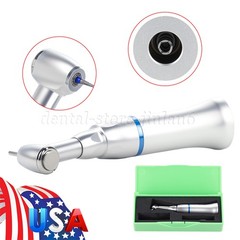 1-10* Dental Slow Low Speed Handpiece Push Button Contra Angle w/ FG 1.6MM Head
