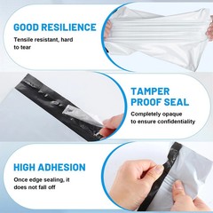 Poly Mailers 10×13 Inch 50 Pcs, Large Shipping Bags for Clothing, Waterproof Bag