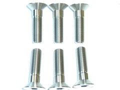 M12 X 1.25 X 45 COUNTERSUNK TITANIUM GR5 BOLTS SCREWS CSK 12MM 1.25 PITCH