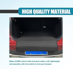 Universal Foldable Car Trunk Bumper Guard Mat Rear Bumper Protector, SUV Cargo L
