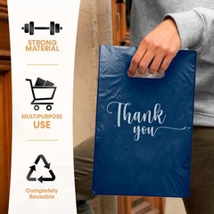 Retail Plastic Merchandise Bags, Die Cut Handles, Strong, Tear Resistent, dif…