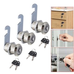 Lot Modern Cabinet RV Cam Locks Keyed Alike Secure Drawer File 3/4″ 1″ 1-1/8″