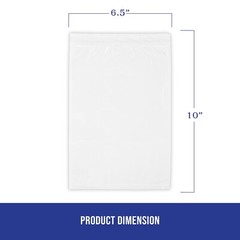MT Products Blank Envelope Pouch 6.5” x 10” Shipping Label Sleeves, Pack of 1000