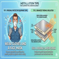 Ceramic Fiber High Temperature Insulation Blanket High Density Fireproof Thermal