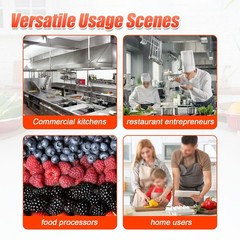 CL003 Commercial Vegetable Dicer,1/4″ x 1/4″ dynacube 1/4′ x 1/4′, Orange