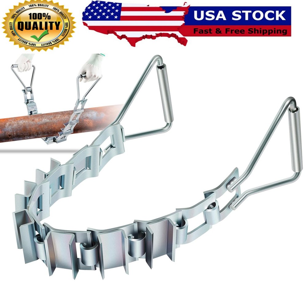 33″ Steel Pipe Descaler DS12 Zinc-Plated Steel Scale Remover Fits 3″ to12″ Pipes