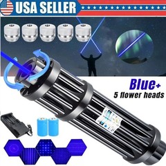 New 450nm Blue Laser Pointer Pen Visible Beam Light Zoom Focus Lazer US