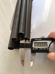 Carbon Fiber Tube Made in USA. 1/2″ / 12.45mm OD .44″ / 11.13mm ID X 20″ long