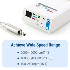AZDENT Dental LED Brushless Electric Micro Motor 4 Holes LED Micro Motor