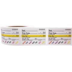 Removable Food Rotation Prep Labels | 2 x 3″ Inch | 500 Pack