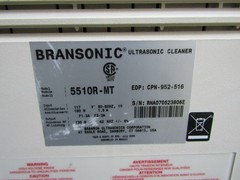 Branson 5510R-MT Ultrasonic Cleaner Bath & Timer GUARANTEED **with power supply