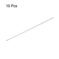 10Pcs 1.5mm x 300mm Stainless Steel Round Rod Metal Solid Shaft Rods Lathe Bar