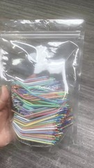 250/PK Dental Disposable 3 Way Air Water Syringe Spray Nozzles Tube Tips Rainbow