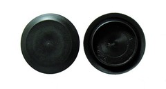 2 1/2 2.5 Inch Flush Mount Black Plastic Body And Sheet Metal Hole Plug Qty