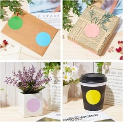 1.5″ Round Direct Thermal Labels Circle Sticker 750 Labels/Roll Self-Adhesive