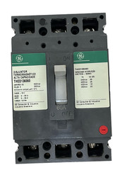 GE THED136060 Circuit Breaker 60A 3 Pole 600V Thermal Magnetic E150 Industrial