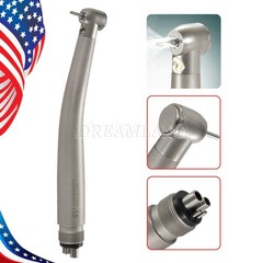NSK Style Dental LED E-generator Fiber Optic 4 Spray Handpiece 4H Standard Head