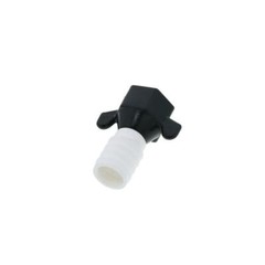 234-2946 Shurflo Hex Swivel Straight 1/2 FNPT x 3/4 Barb Polypropylene