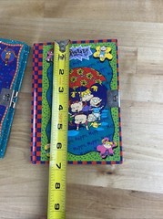 Vintage 1999 Nickelodeon Rugrats Cartoon Diary Journal Set of Two SOME USE