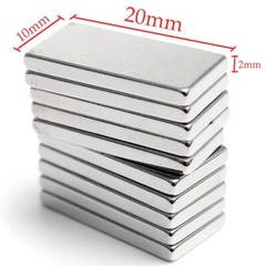 5/100/200pc N50 Block Magnet 20x10x2mm Strong Square Neodymium Rare Earth Magnet