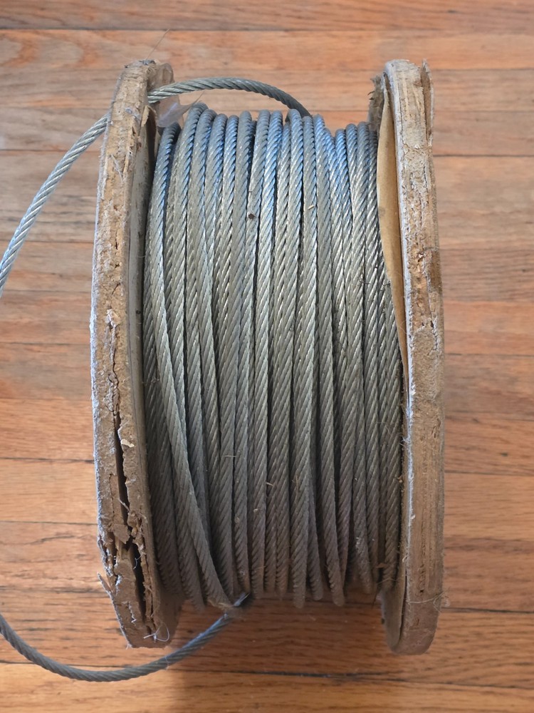 3/16″ Galvanized Cable Steel Wire Rope 7×19 350 Feet