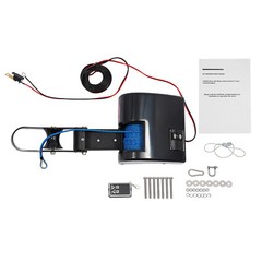 Boat Marine Electric Anchor Winch Boat Winch with Anchor Roller & Remote Control