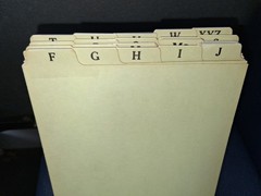Vintage Nebs 944 Posting File For Forms Up To 6 1/2 x 9 1/4″ With 25 Cards