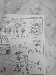 BRIGGS STRATTON 130200 TO 130299 ILLUSTRATED PARTS LIST MANUAL CATALOG BOOK 1989