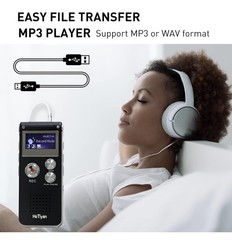 (16GB) Mini Digital Voice Recorder/MP3/Voice Activated Recording #247