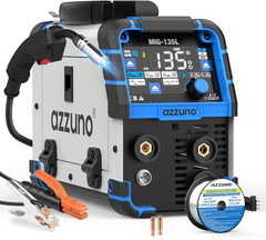 135A MIG Welder 110V, 3-In-1 Welding Machine with Gasless Flux Core