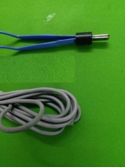 Laparoscopic Bipolar Bayonet 45 Deg Forceps 8” Tip 2mm Wide Cable Instrument CE