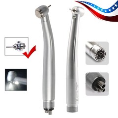 Dental LED E-generator Fiber Optic High Speed Handpiece 2Holes 4-Holes FDA