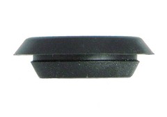 2 1/2 2.5 Inch Flush Mount Black Plastic Body And Sheet Metal Hole Plug Qty