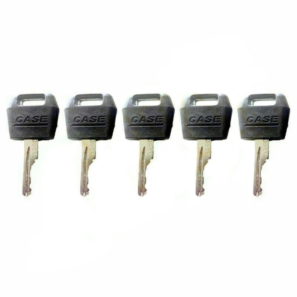 set of 5 Ignition key for Case Tractor BACKHOE LOADER Dozer Skid Steer Combine