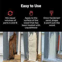 Abatron Woodepox Kit – 2 Gallon – 2-Part Structural Epoxy Adhesive and Wood Hard