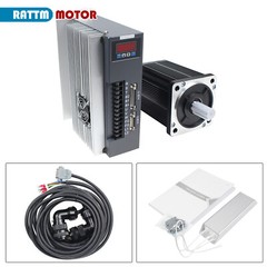 3.8KW 220V AC Servo Motor Driver CNC Controller Kit 15N.m 2500rpm φ22mm Shaft