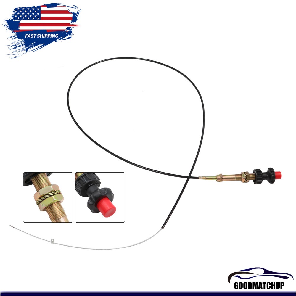 New 6FT Buyers Vernier Locking Throttle Cable VCGTX06 For Truck Equipment