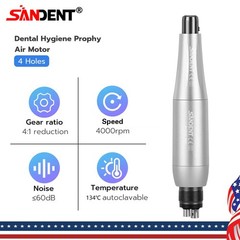 Dental Cordless Hygiene Prophy Handpiece /Low Speed Handpiece Kit 4H/2H USA