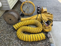Complete PPE Retractable Confined Space System with Tripod W/ Gas Blower, Extras