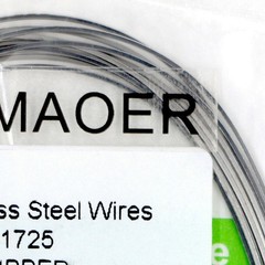 1×Dental Ortho Stainless Steel Rectangular Arch Wire Ovoid Form 17×25 Upper
