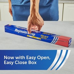 Heavy Duty Aluminum Foil Roll Extra Wide 37.5 Sq Ft Thick Foil with Easy Open
