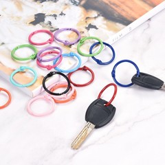 Loose-Leaf Binder Rings, 45mm/ 1.8″ Metal Book Ring Key Holder Purple, 10Pack